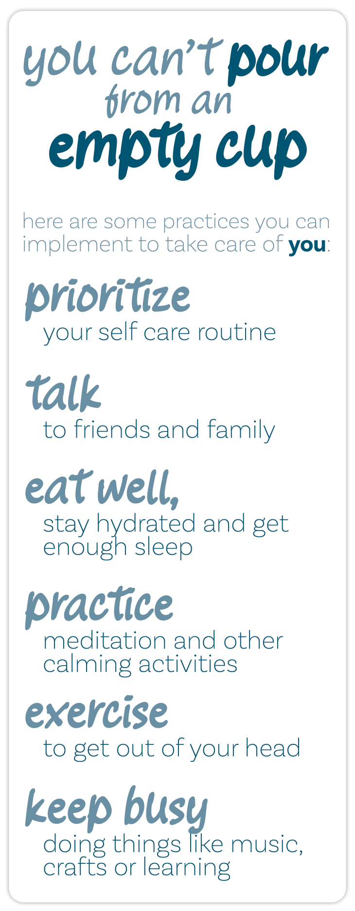 Self Care Practices
